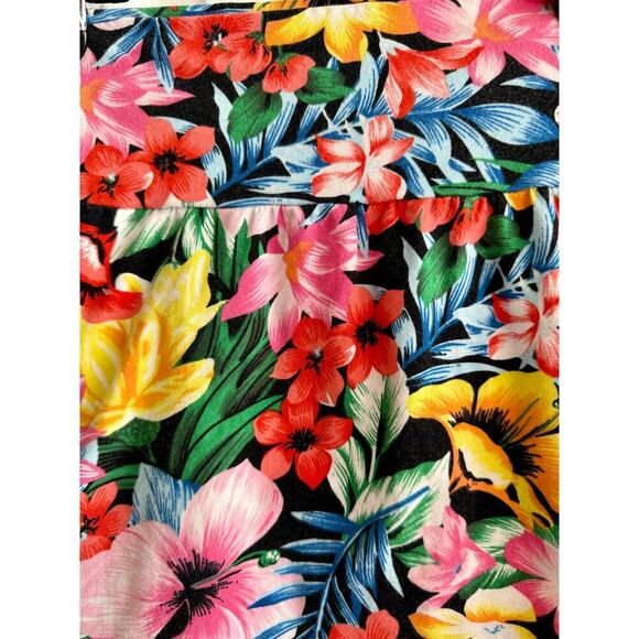 Vintage Pink Victoria’s Secret Tropical Floral Bodycon 90s Stretchy Size Medium - Picture 4 of 5
